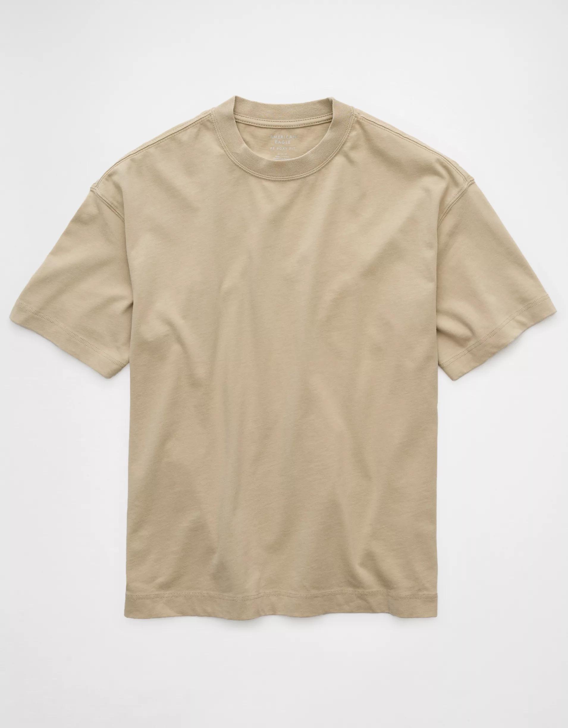 AE Boxy Sueded Jersey T-Shirt Product Image
