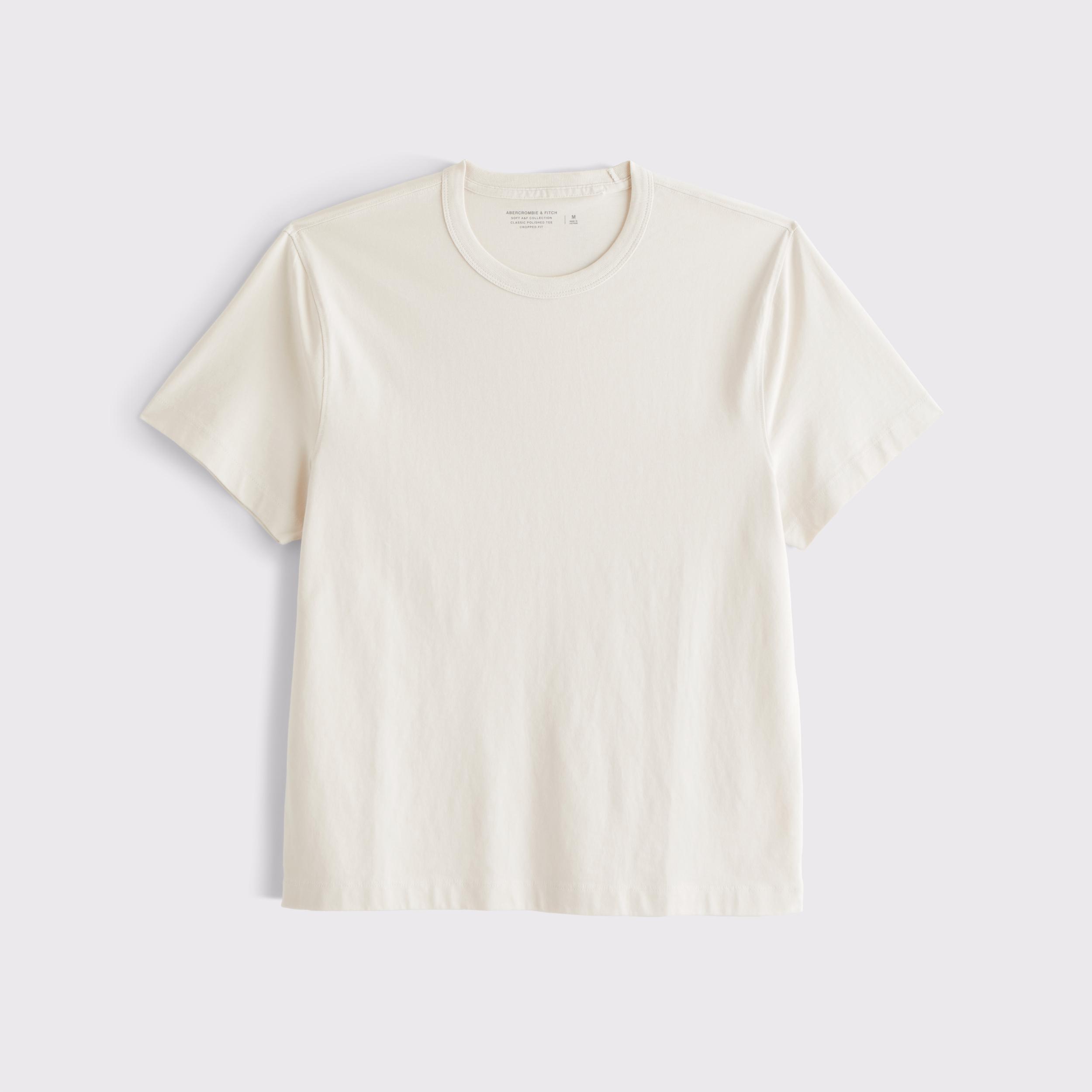 Classic Polished Cropped Tee Product Image
