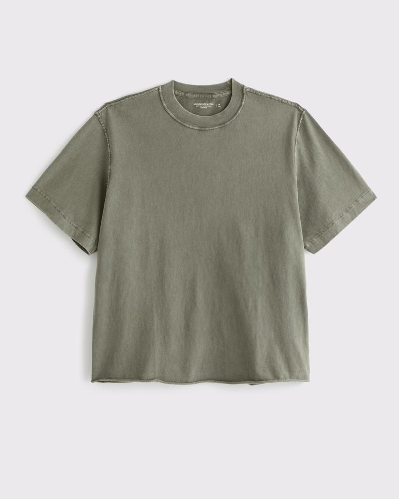 Vintage-Inspired Cropped Tee Product Image