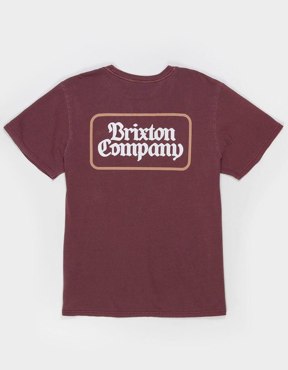 BRIXTON Norvell Mens Tee - MAHOGANY Product Image