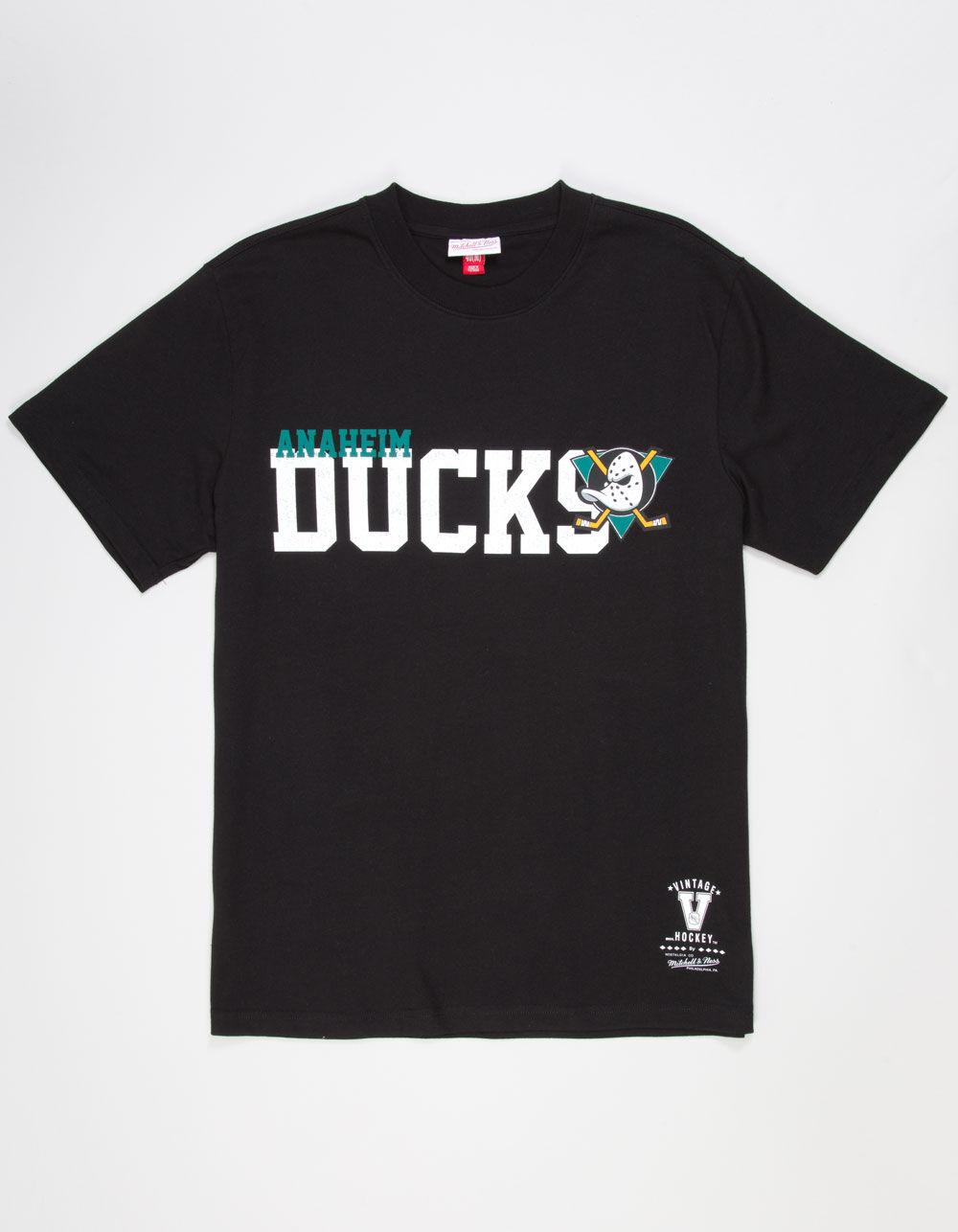 MITCHELL & NESS Anaheim Ducks Home Team Mens Tee - BLACK Product Image