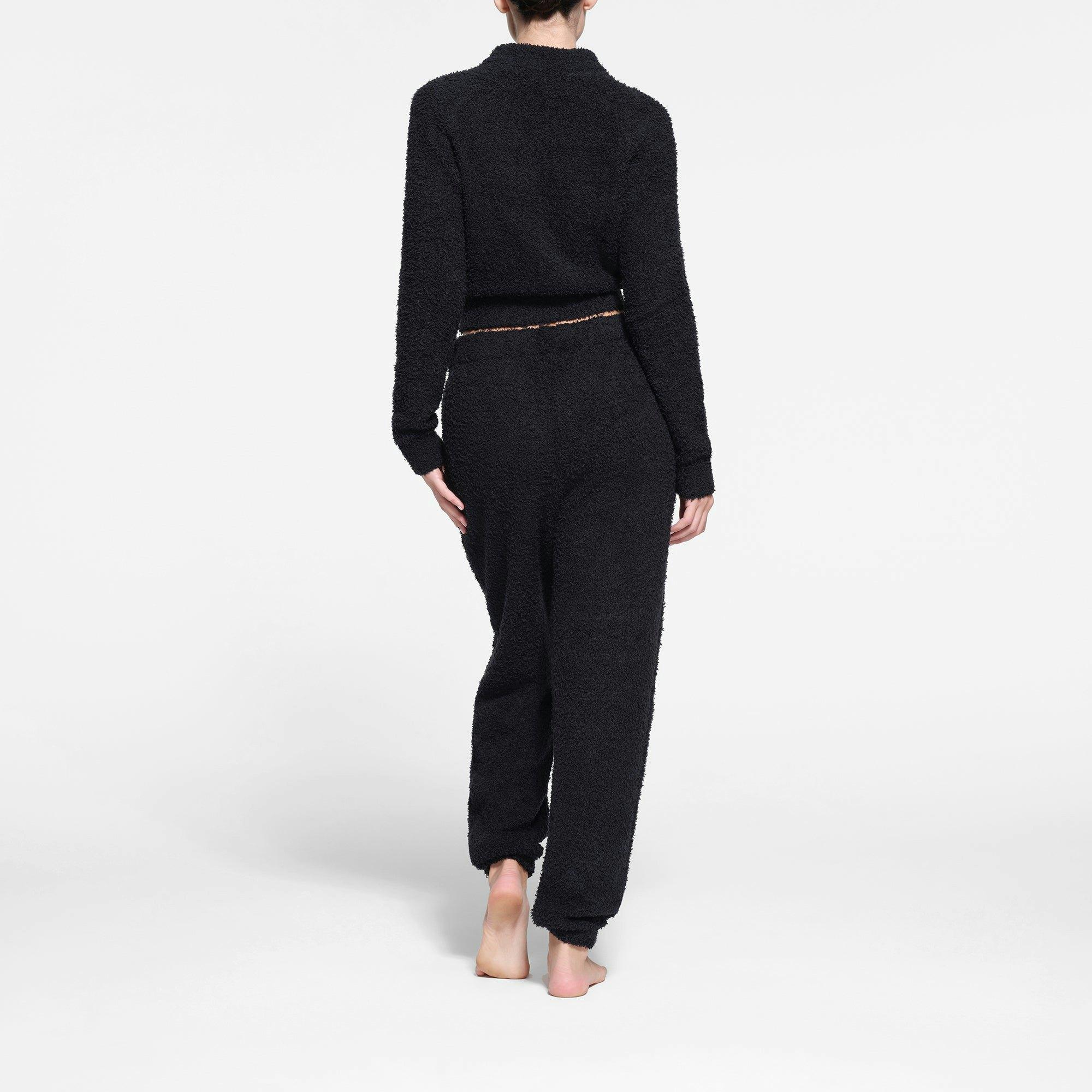 COZY KNIT ZIP UP | ONYX Product Image