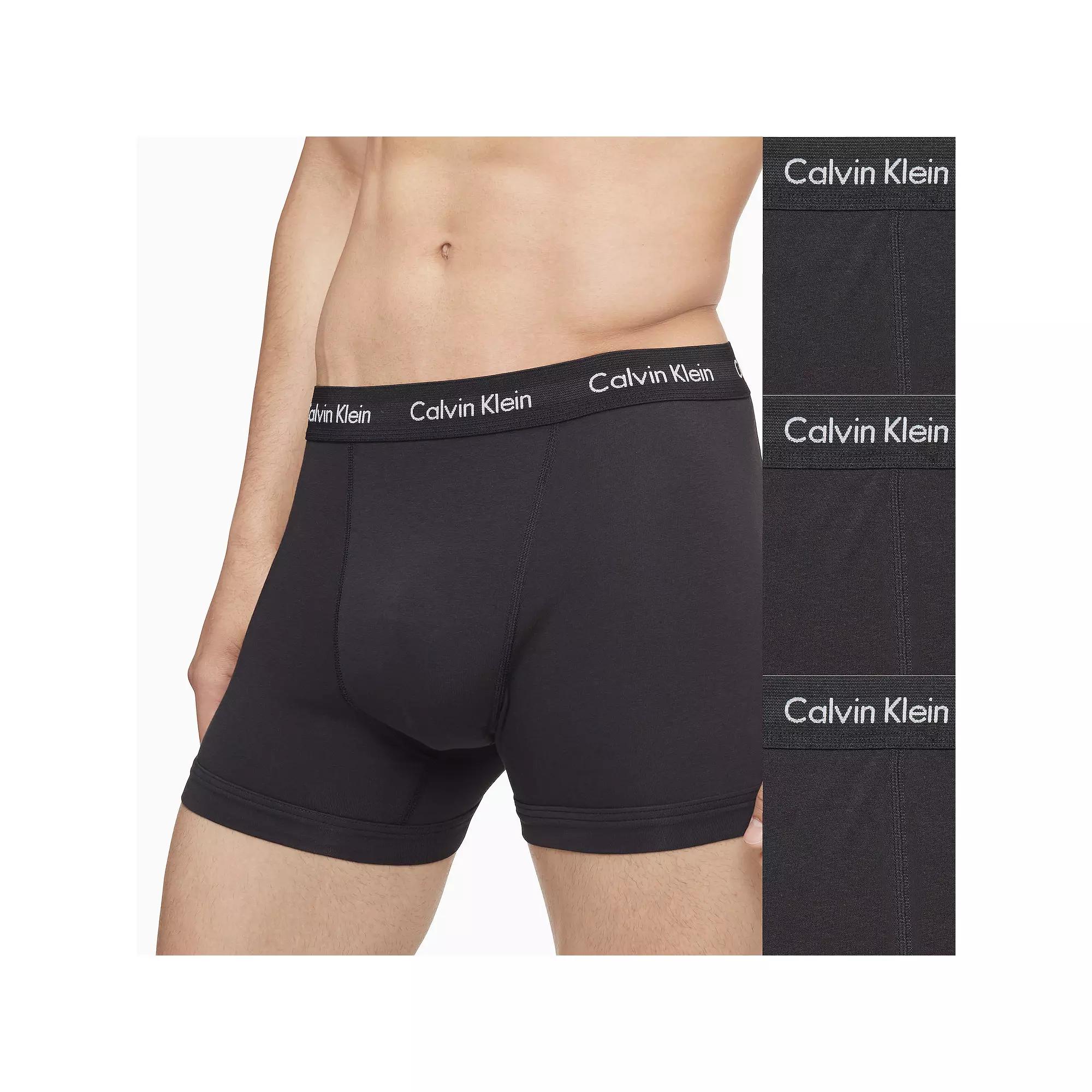 Calvin Klein Cotton Stretch Moisture Wicking Boxer Briefs, Pack of 3 Product Image