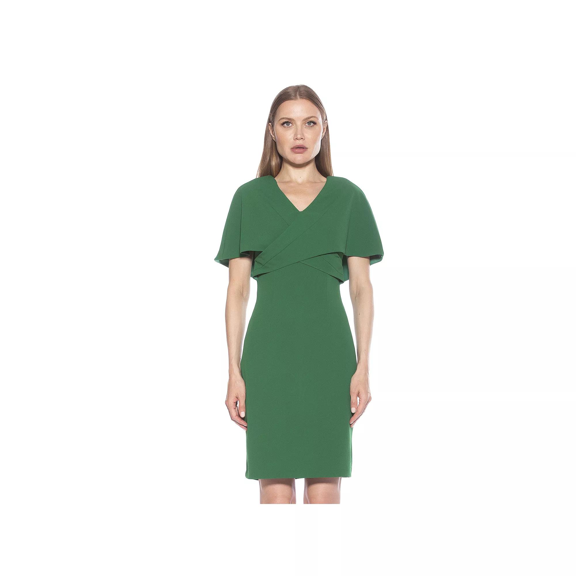 Women's ALEXIA ADMOR Devi V Neck Wrap Sheath Dress,  Product Image