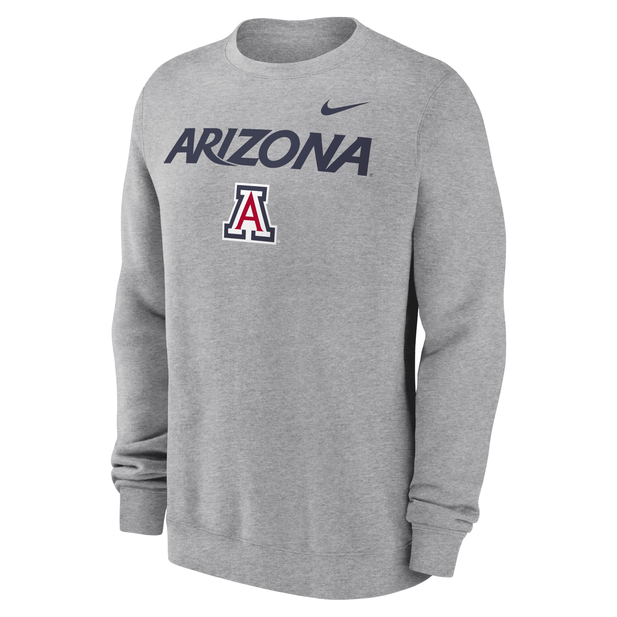 Arizona Wildcats Primetime Primary Stack Nike Men's College Pullover Crew Product Image