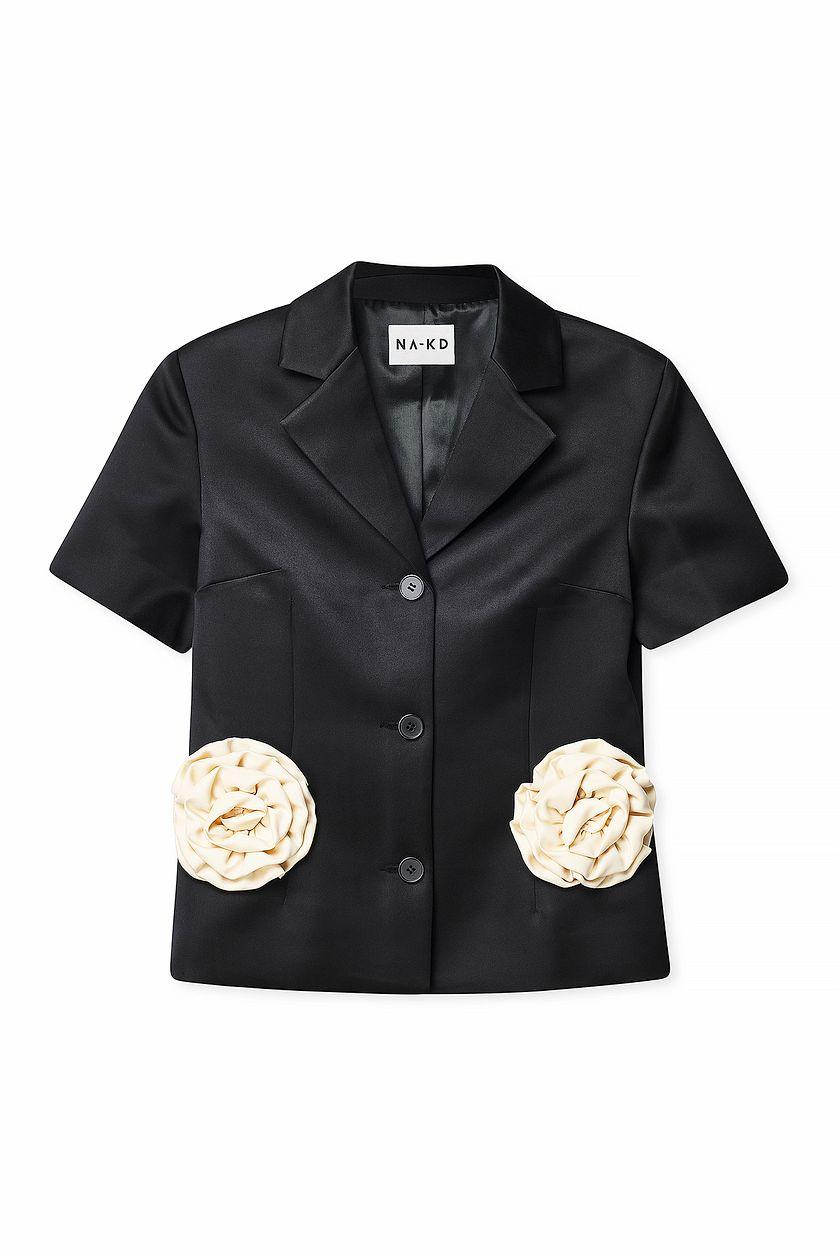 Short Sleeve Blazer Product Image