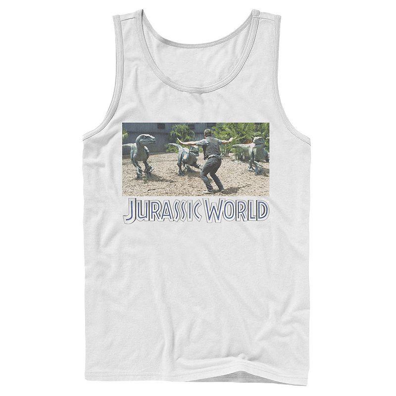 Men's Jurassic World Owen Raptor Pack Trainer Graphic Tank Top,  Product Image