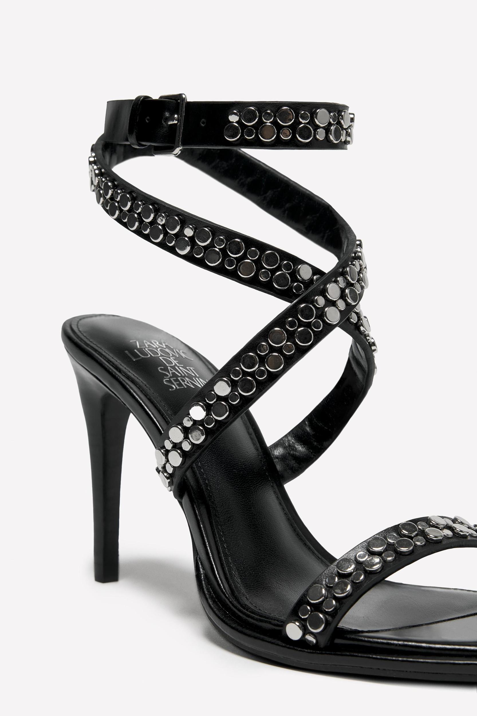 HEELED LEATHER SANDALS LUDOVIC DE SAINT SERNIN x ZARA Product Image
