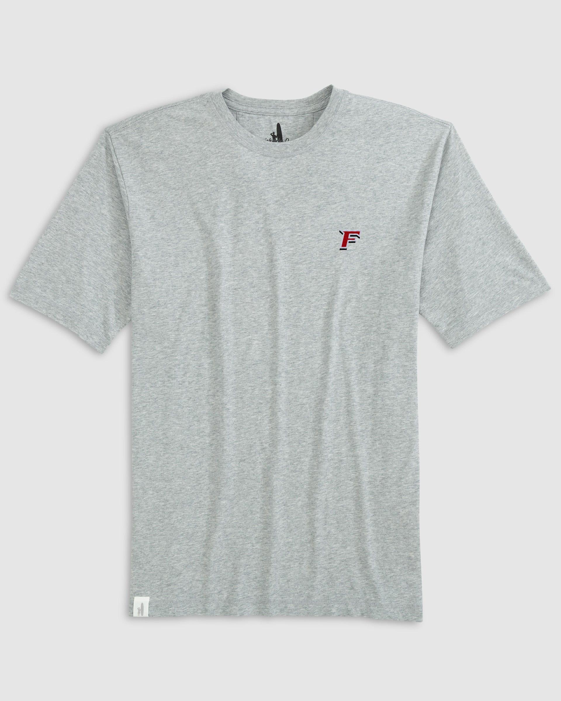 Arkansas Heathered Spencer Cotton T-Shirt Product Image