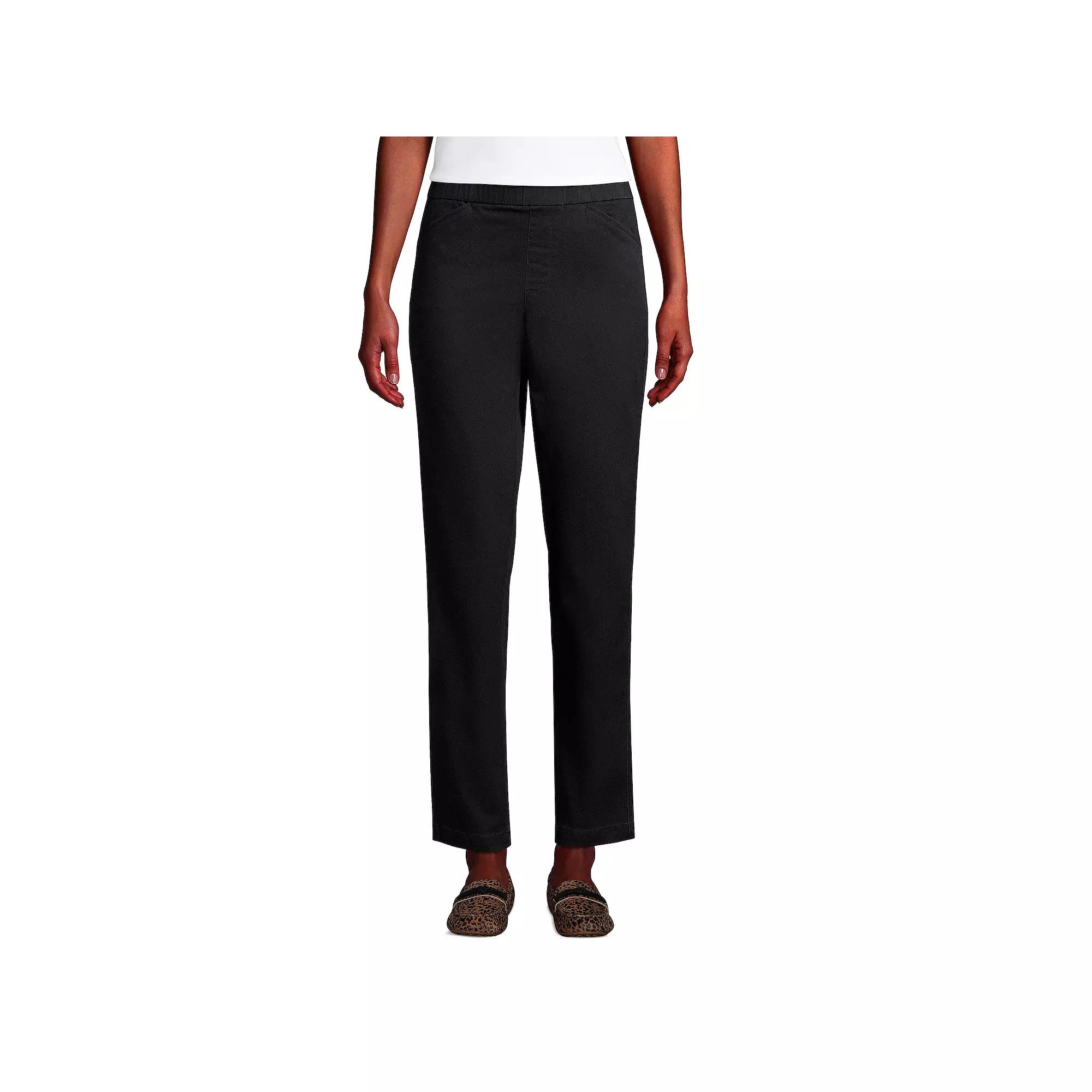 Women's Lands' End Pull-On Chino Ankle Pants,  Product Image