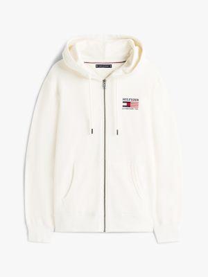 Embroidered Monotype Logo Zip Hoodie Product Image