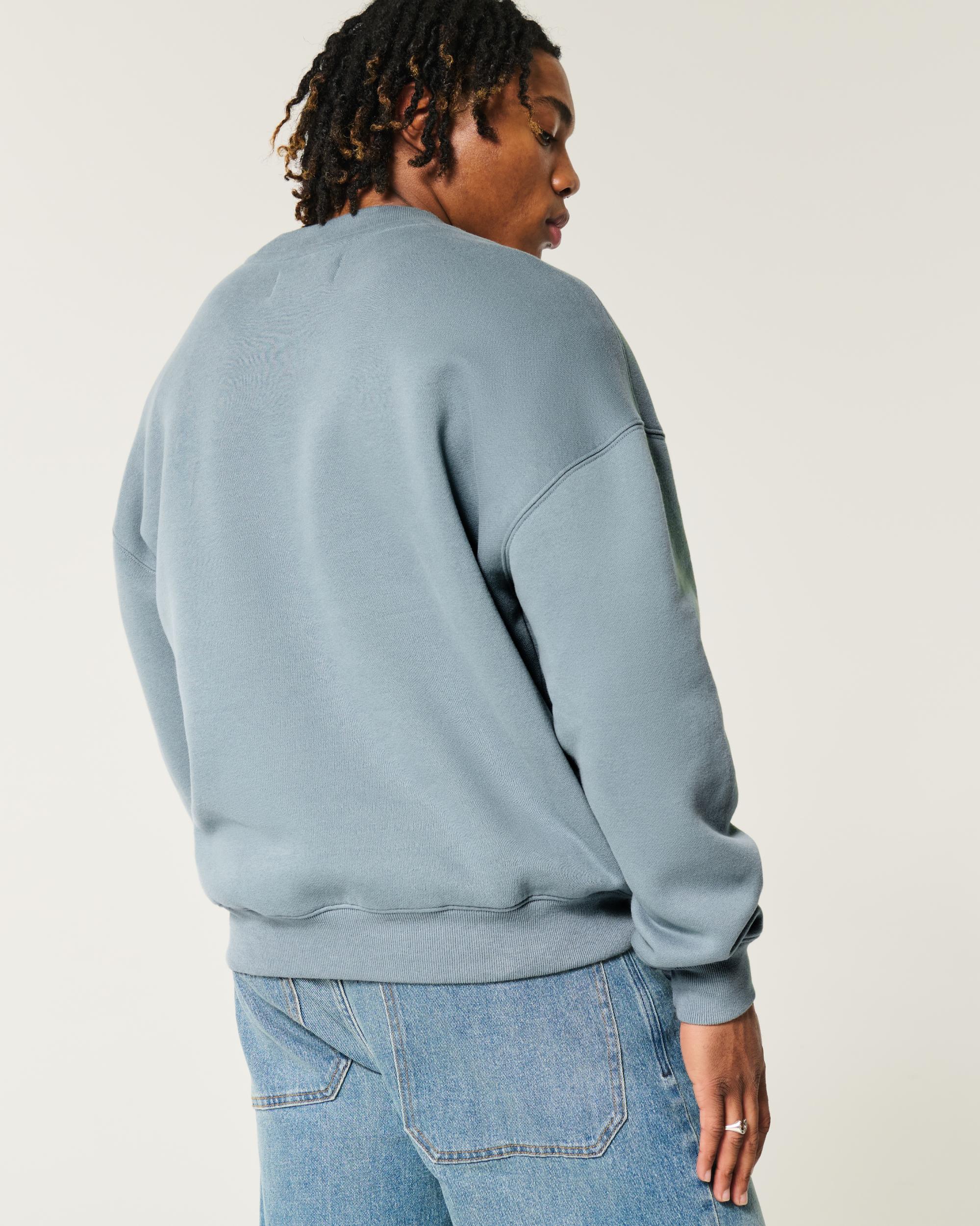 Boxy Logo Crew Sweatshirt Product Image