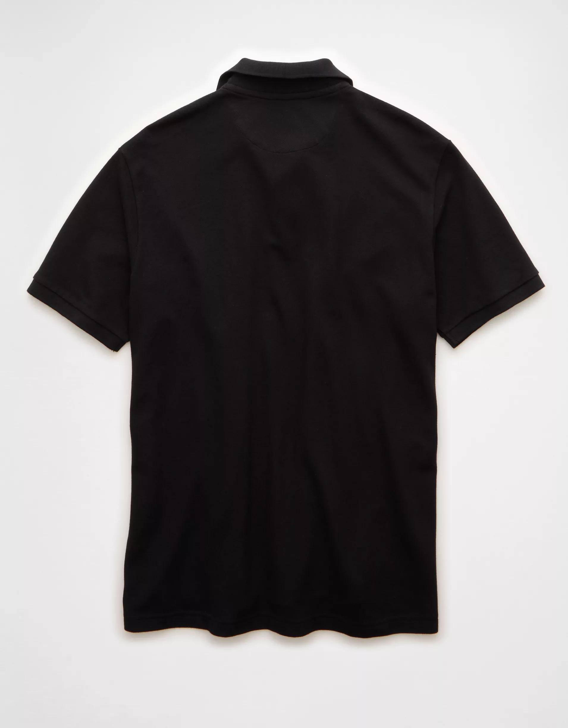 AE Lived-In Stretch Pique Polo Shirt Product Image