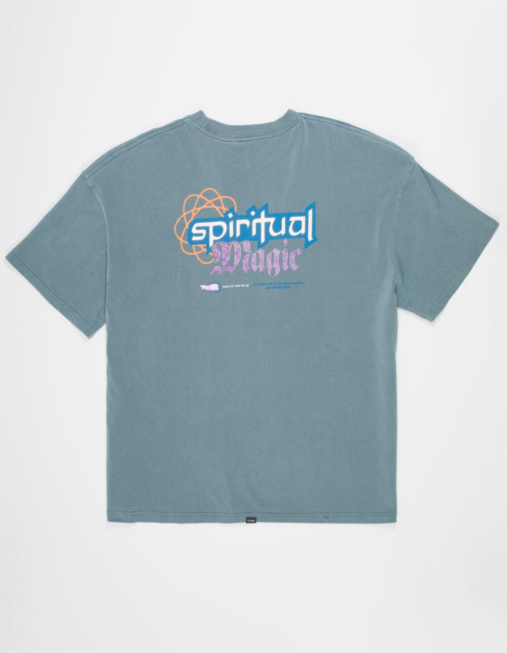 THRILLS Spiritual Mens Boxy Tee - TEAL BLUE Product Image