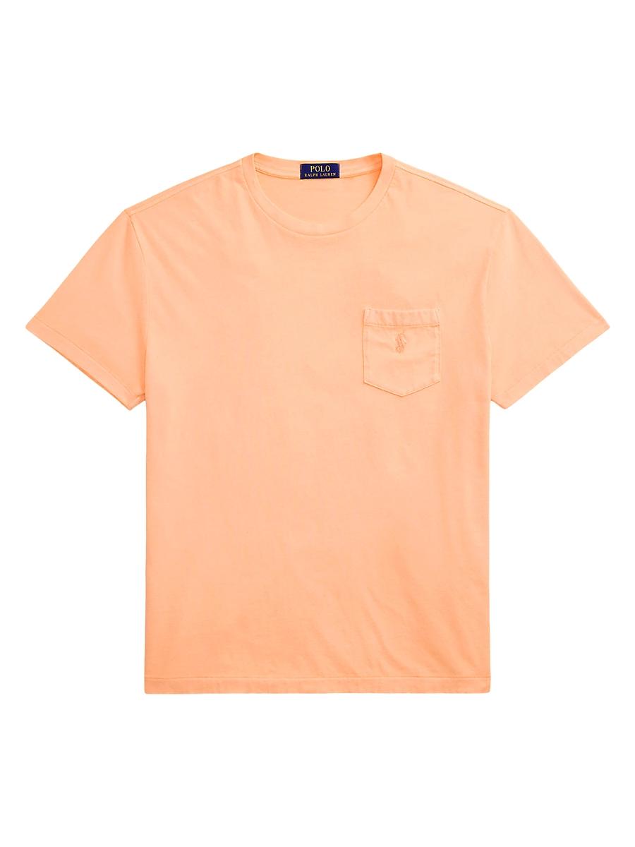 Mens Classic-Fit Mineral-Dyed Jersey T-Shirt Product Image