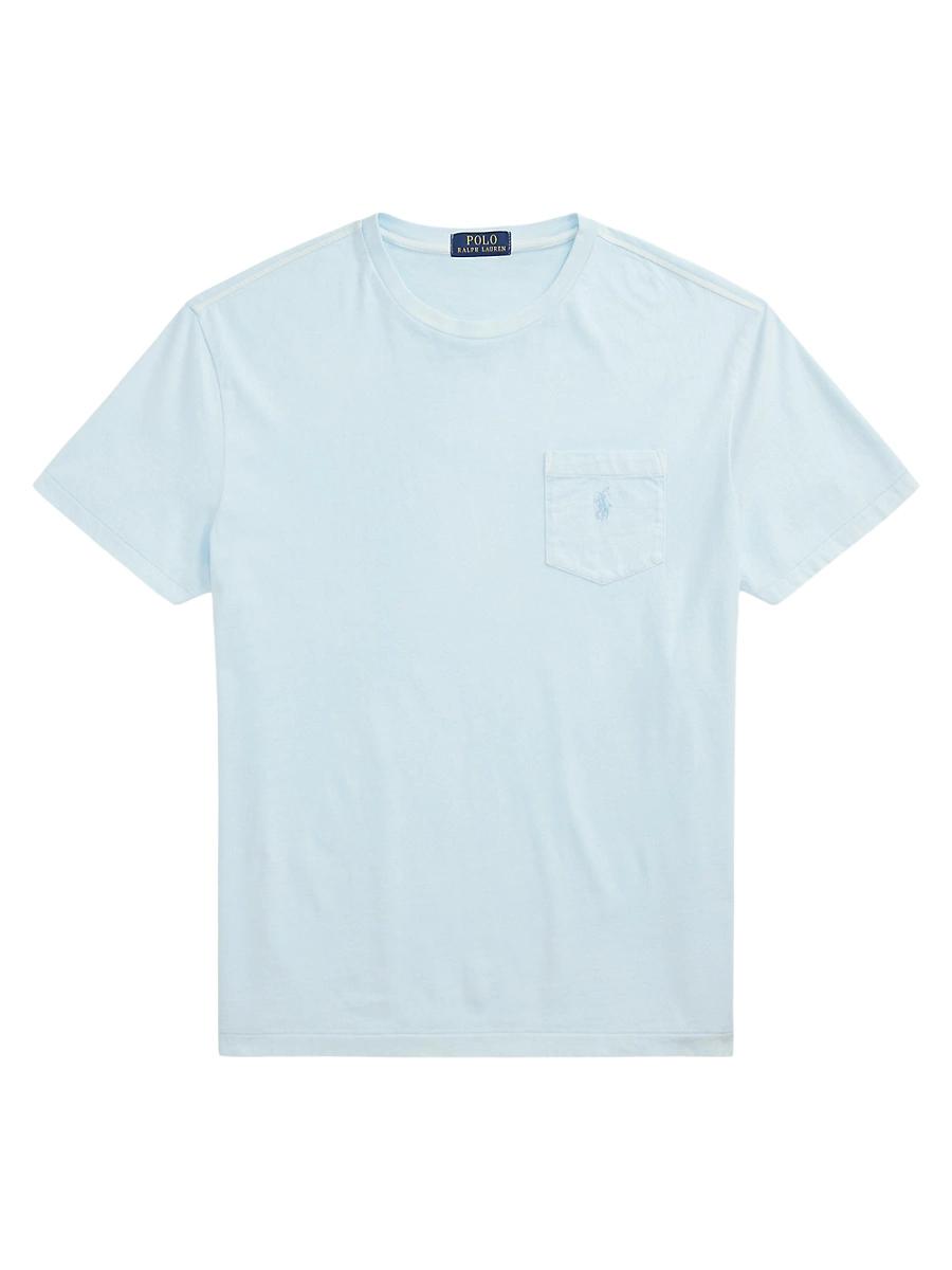 Mens Classic-Fit Mineral-Dyed Jersey T-Shirt Product Image