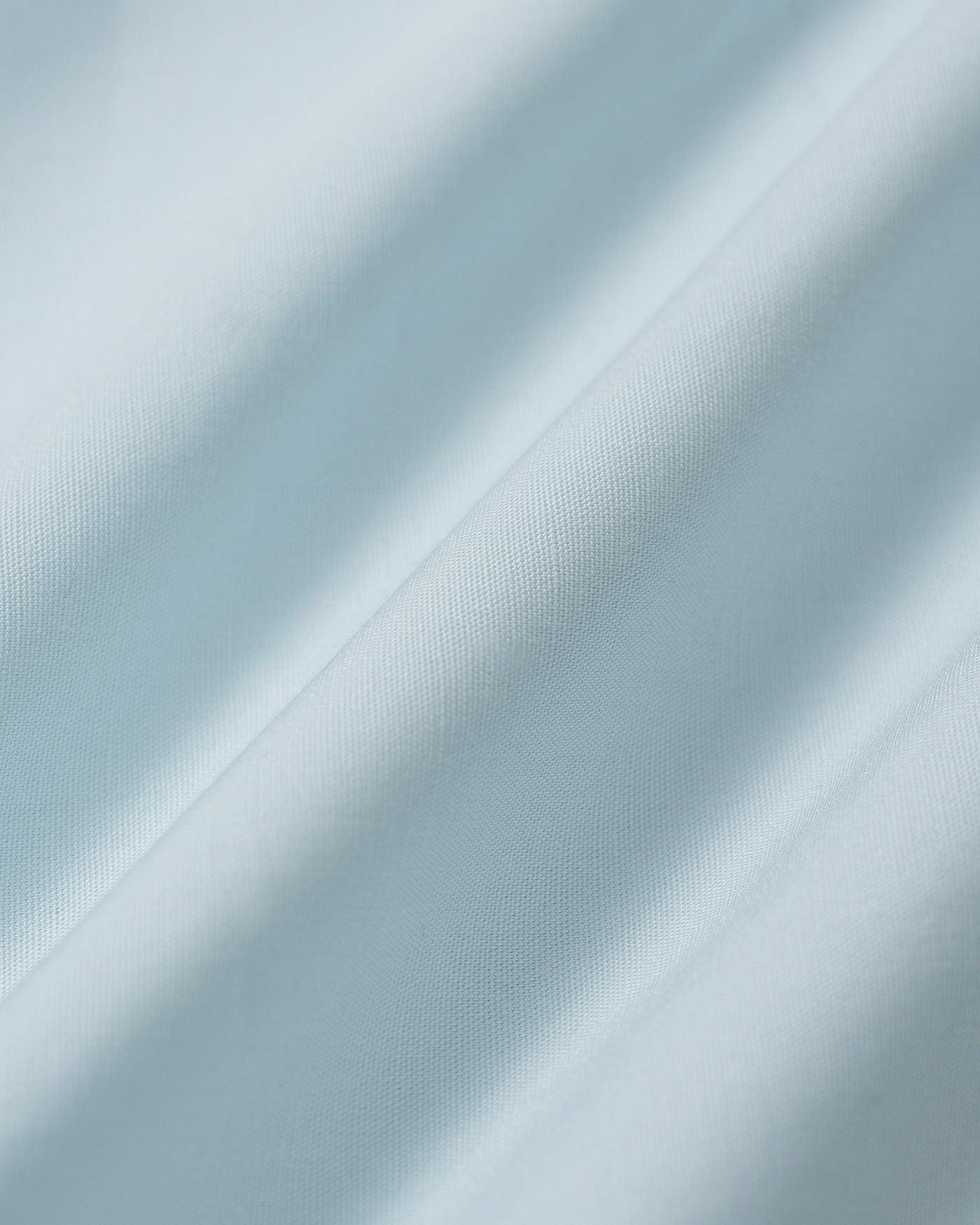 Light Blue Lace Button Square Neck Shirt Product Image