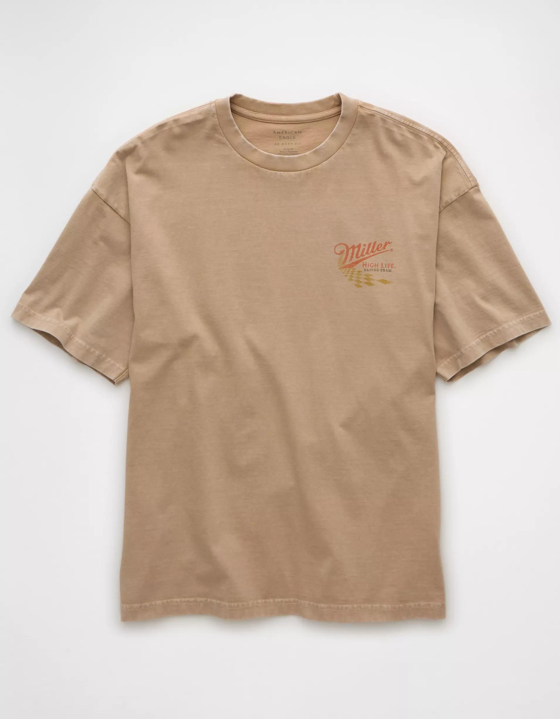 AE Boxy Miller High Life Graphic T-Shirt Product Image