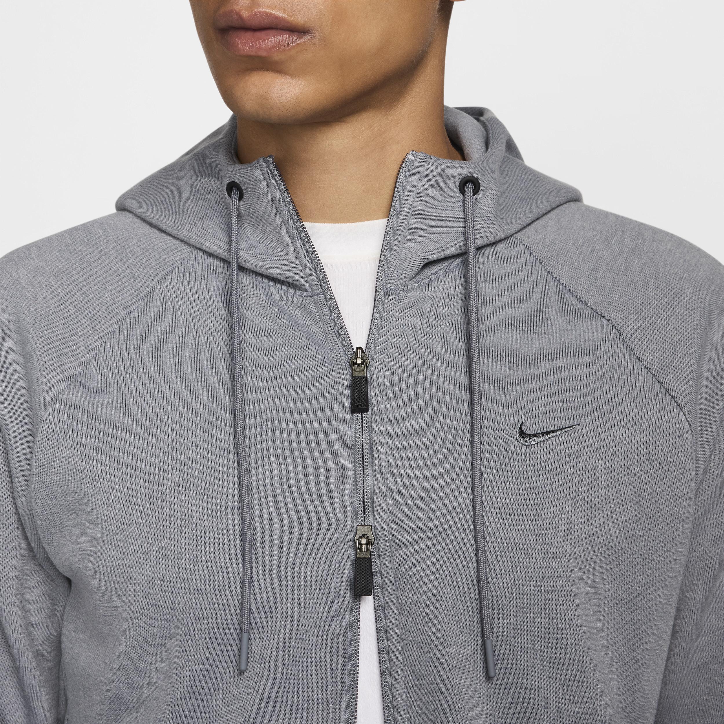 Nike Men's Primary Fleece Dri-FIT UV Full-Zip Performance Hoodie Product Image