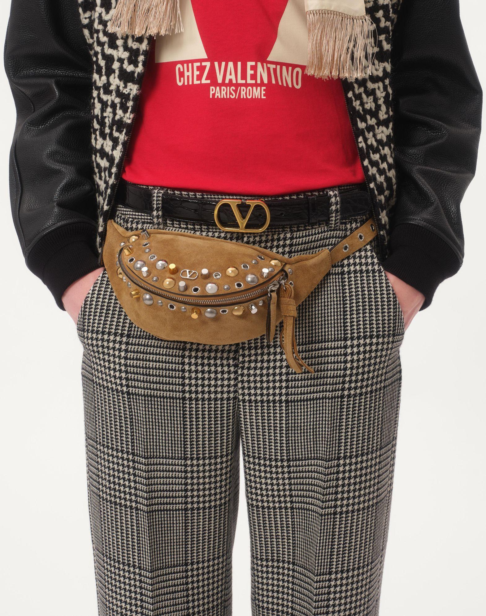 Cotton T-Shirt With Chez Valentino Print Product Image