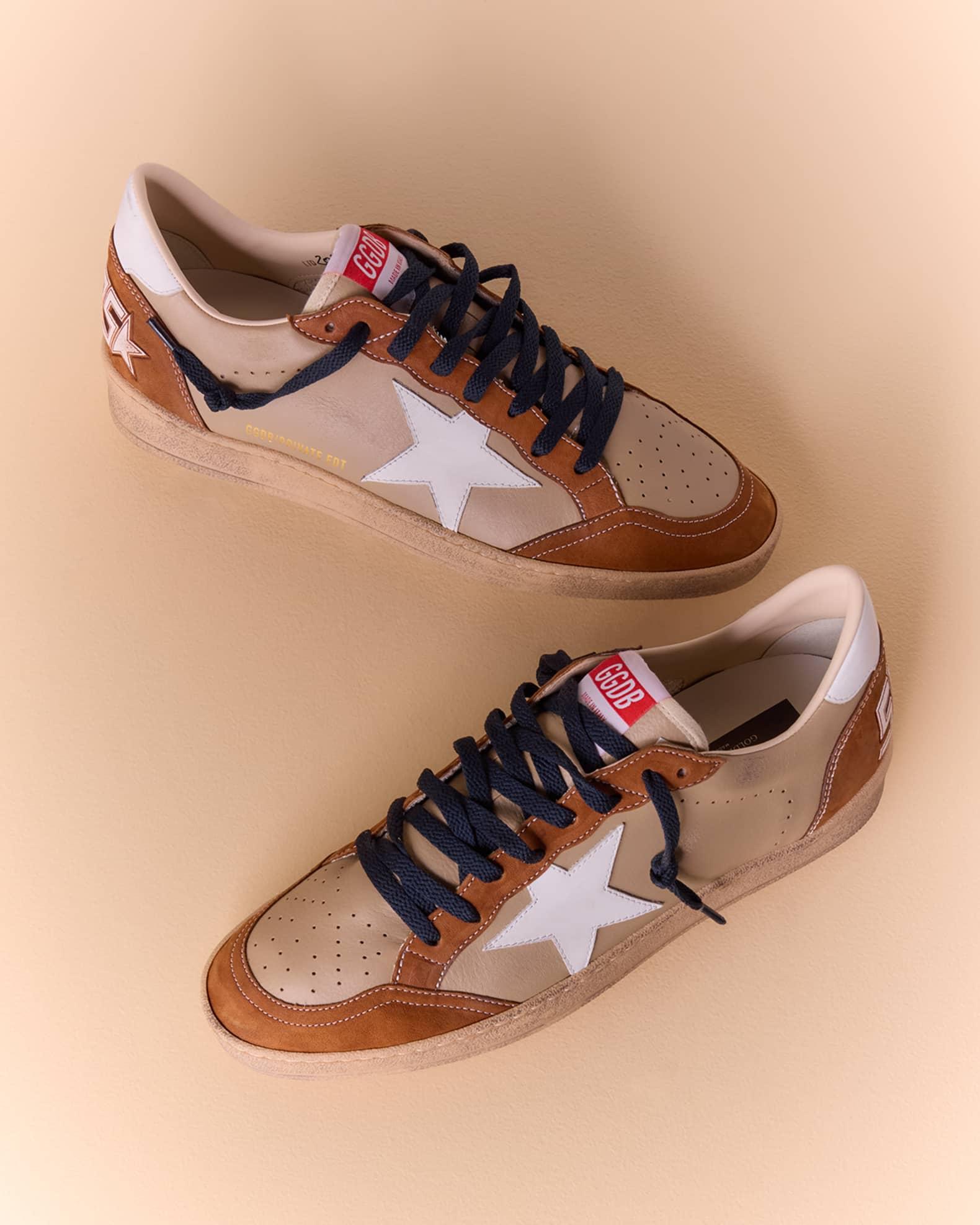 Men's Ballstar Low-Top Nubuck Leather Sneakers - Exclusive  Product Image