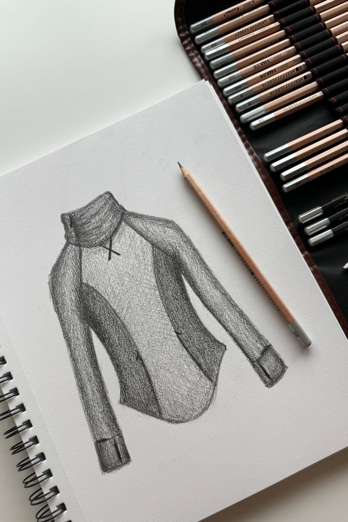 Chasing Pavements Mockneck Pullover - Night Sky Product Image