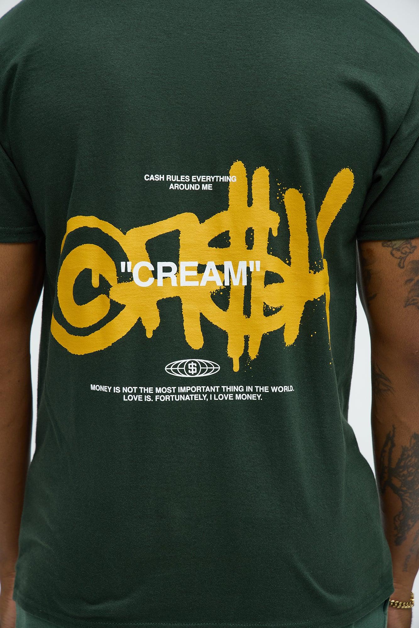 Cash Forever Short Sleeve Tee - Green Product Image