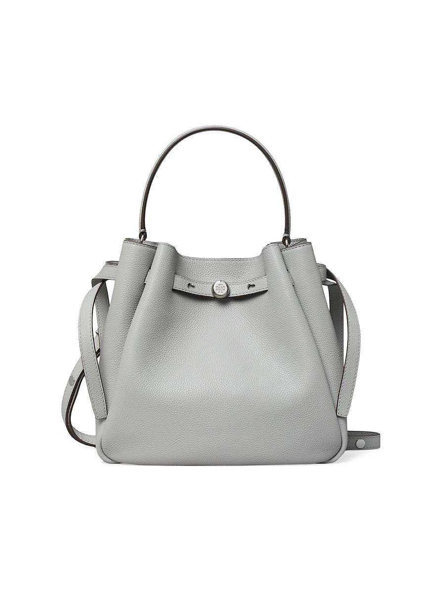Womens Romy Pebbled Leather Bucket Bag Product Image