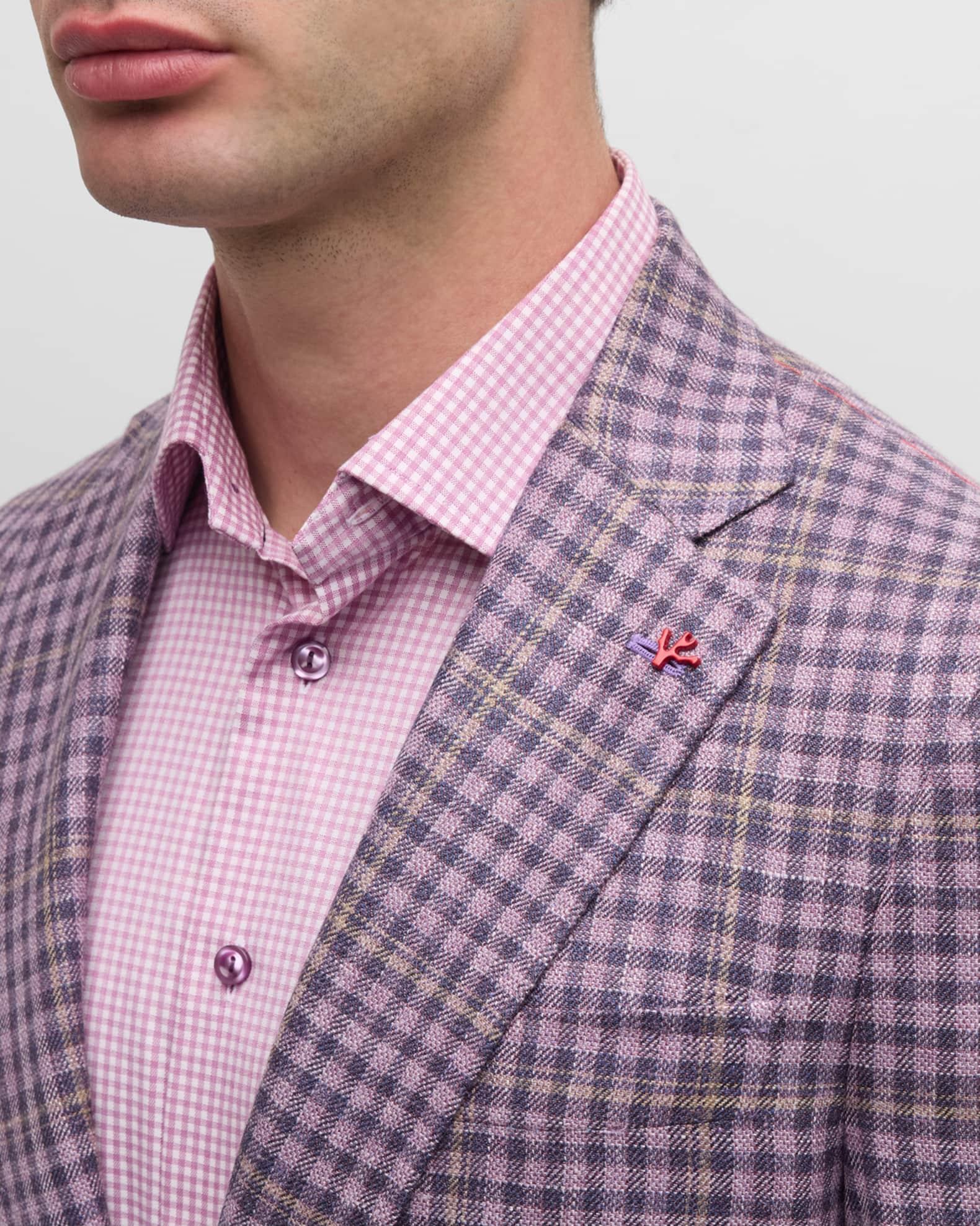 Men's Check Wool-Blend Sport Coat Product Image