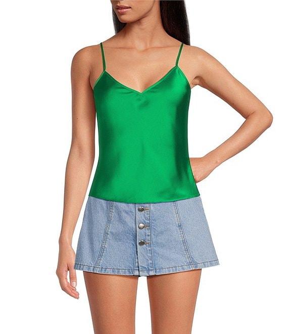 Gianni Bini Harper Satin V-Neck Cami Product Image