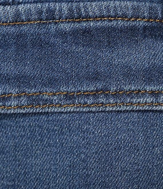 Chelsea & Violet Lena Denim A-Line Front Pocket Mini Skirt Product Image