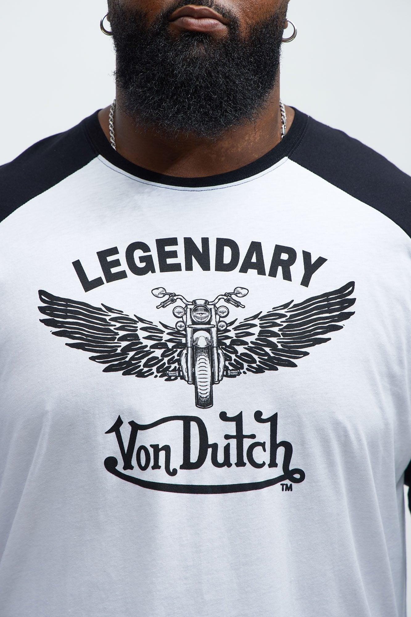 Von Dutch Legendary Tee - White/Black Product Image