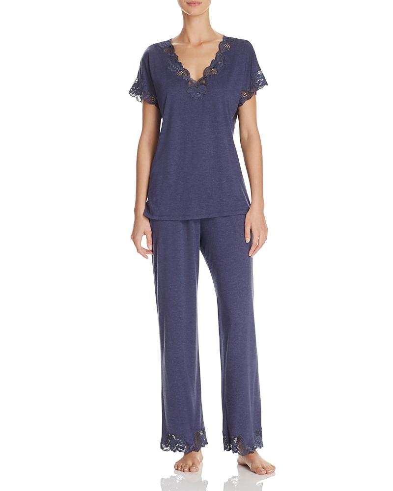 Womens Zen Floral Jersey Pajamas Product Image
