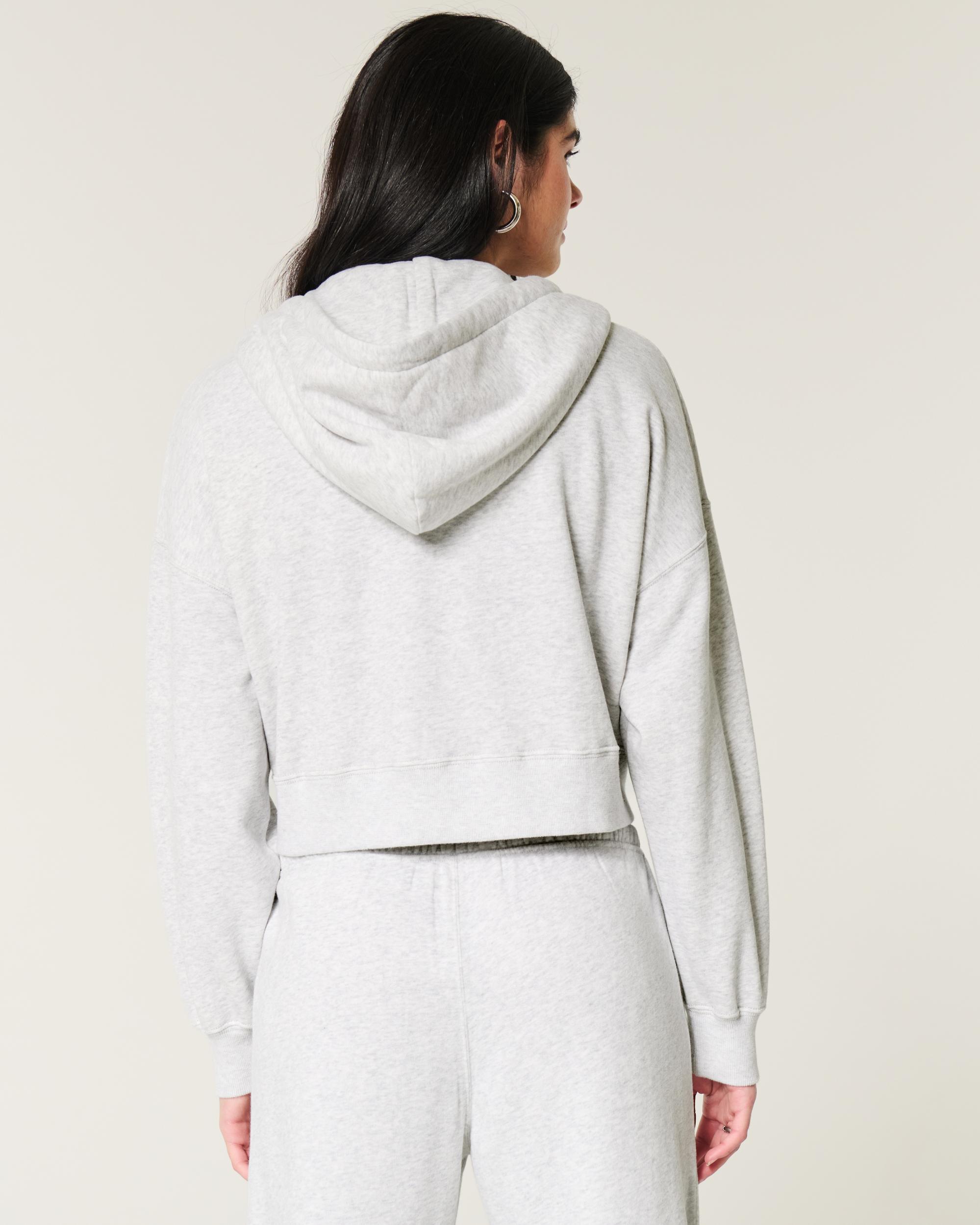Boxy Zip-Up Hoodie Product Image