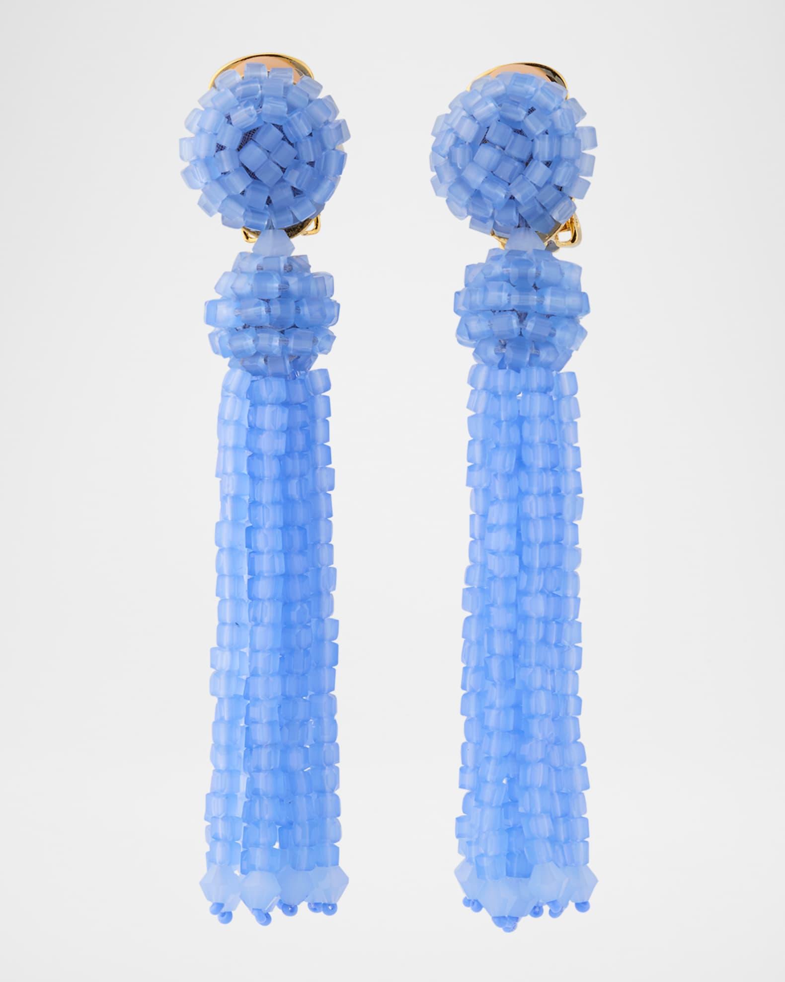 Crystal Fringe Earrings Product Image
