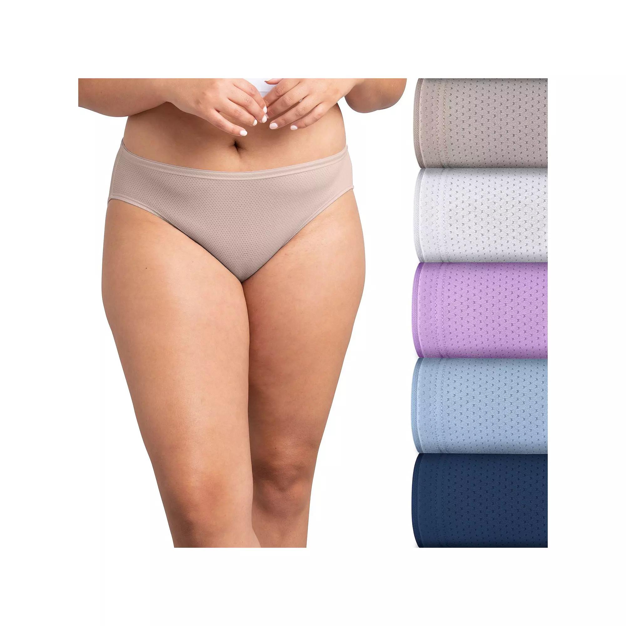 Women's Fruit of the Loom® Signature Breathable 5-pack Micro-Mesh Bikini Panty 5DBMBKK,  Product Image