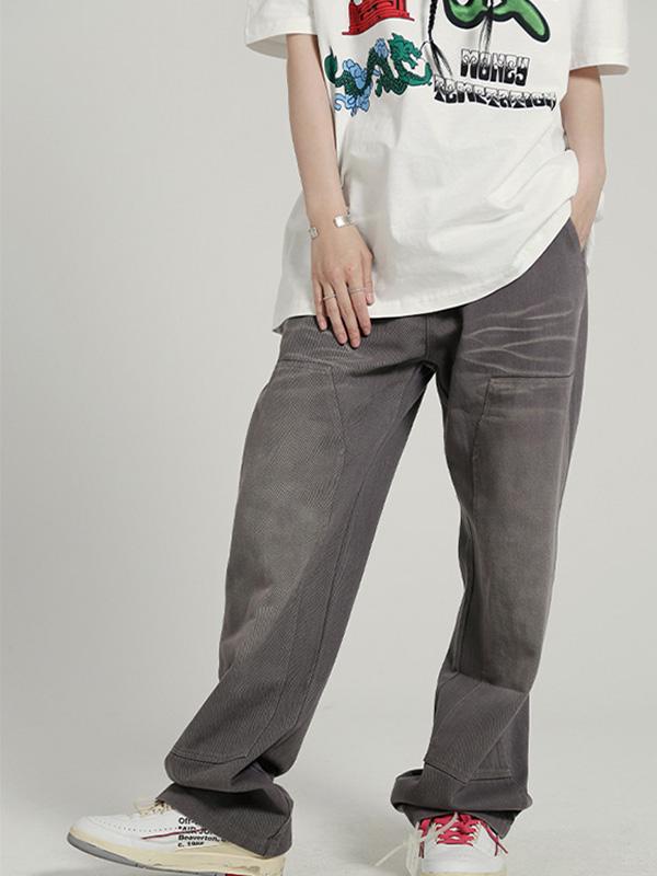 Loose-Fitting Streetwear Outfits Cargo Jeans Product Image