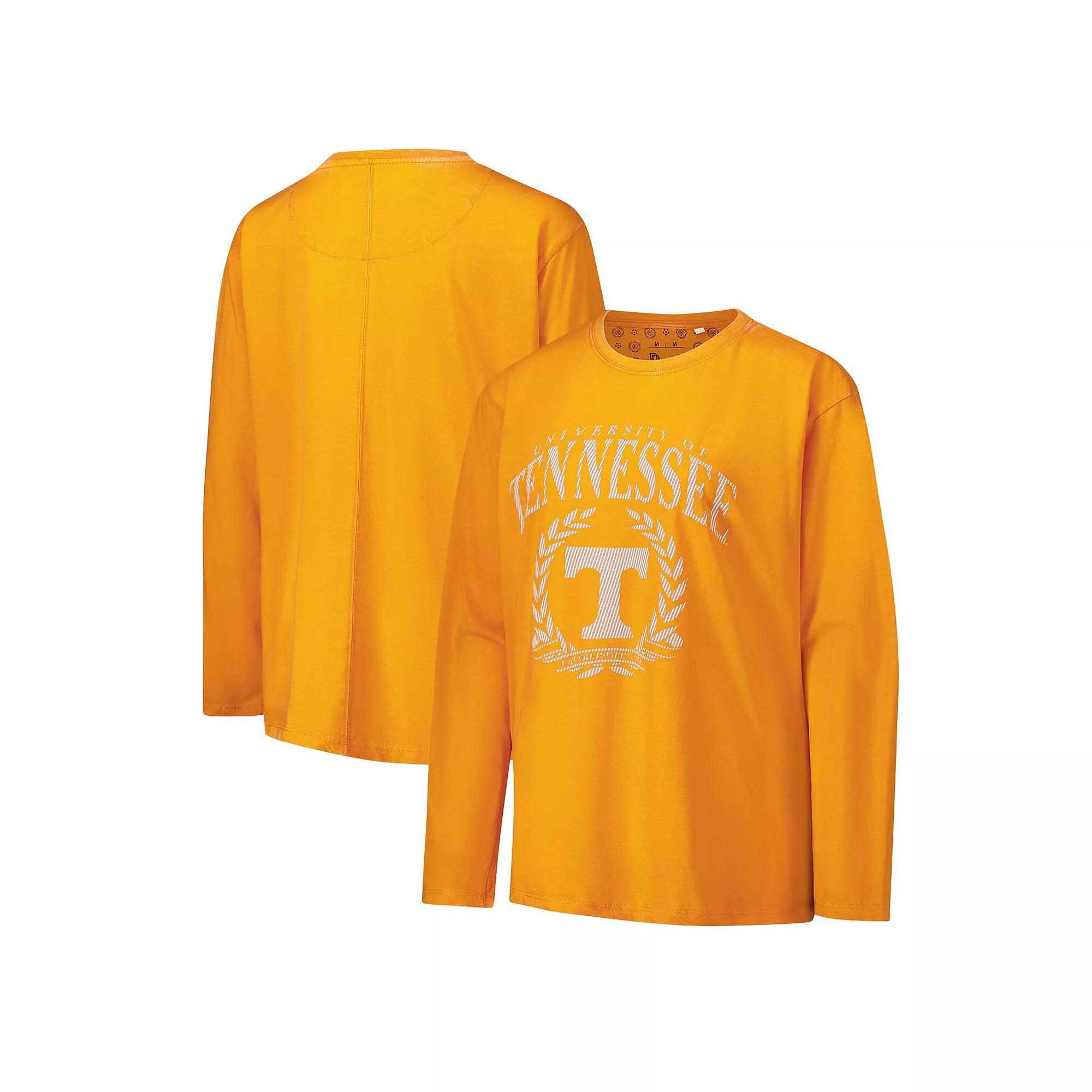 Women's Pressbox Tennessee Orange Tennessee Volunteers Chandler Olive Leaf Arch Long Sleeve T-Shirt,  Product Image