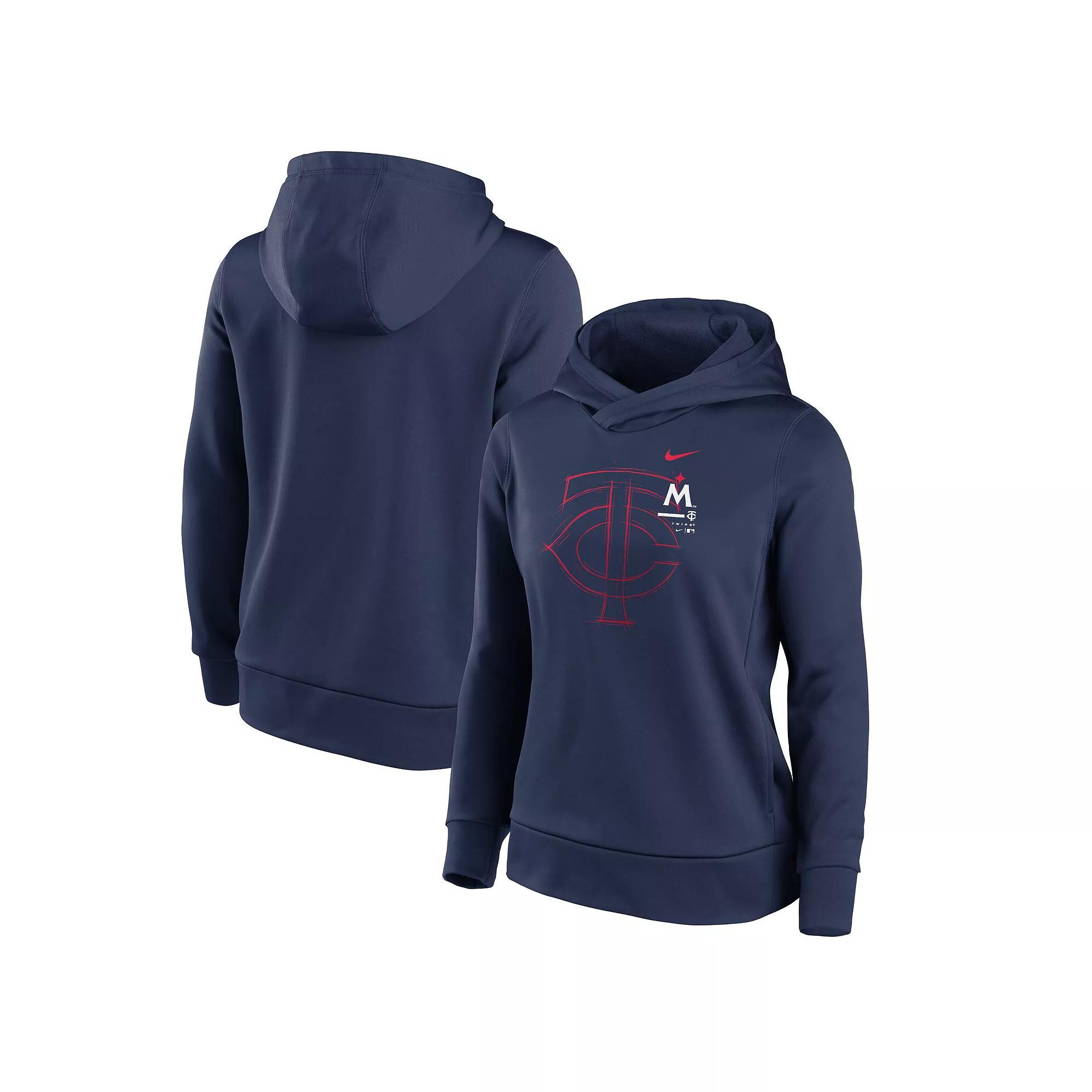 Women's Nike Navy Minnesota Twins 2023 Big Game Fleece Pullover Hoodie,  Product Image