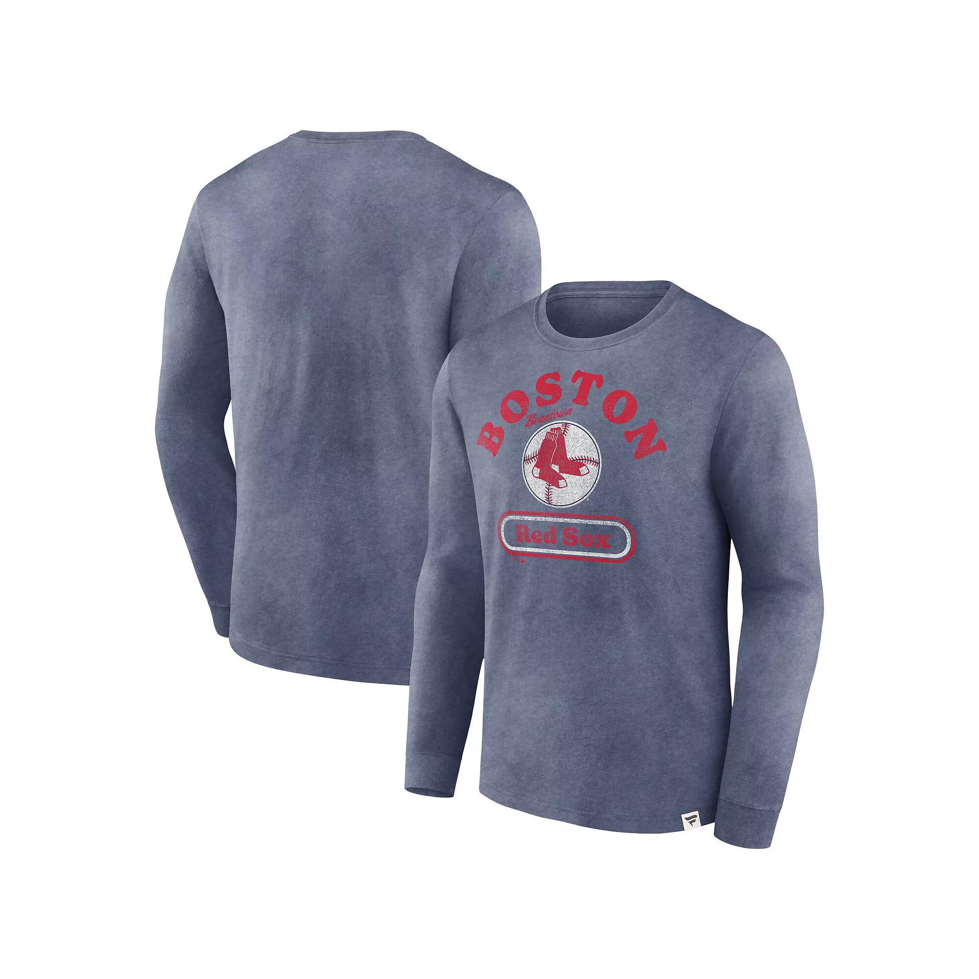 Men's Fanatics Navy Detroit Tigers Circus Catch Long Sleeve T-Shirt,  Product Image