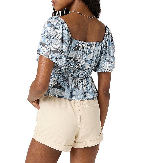 O'Neill Nola Palmetto Short Sleeve Top Product Image