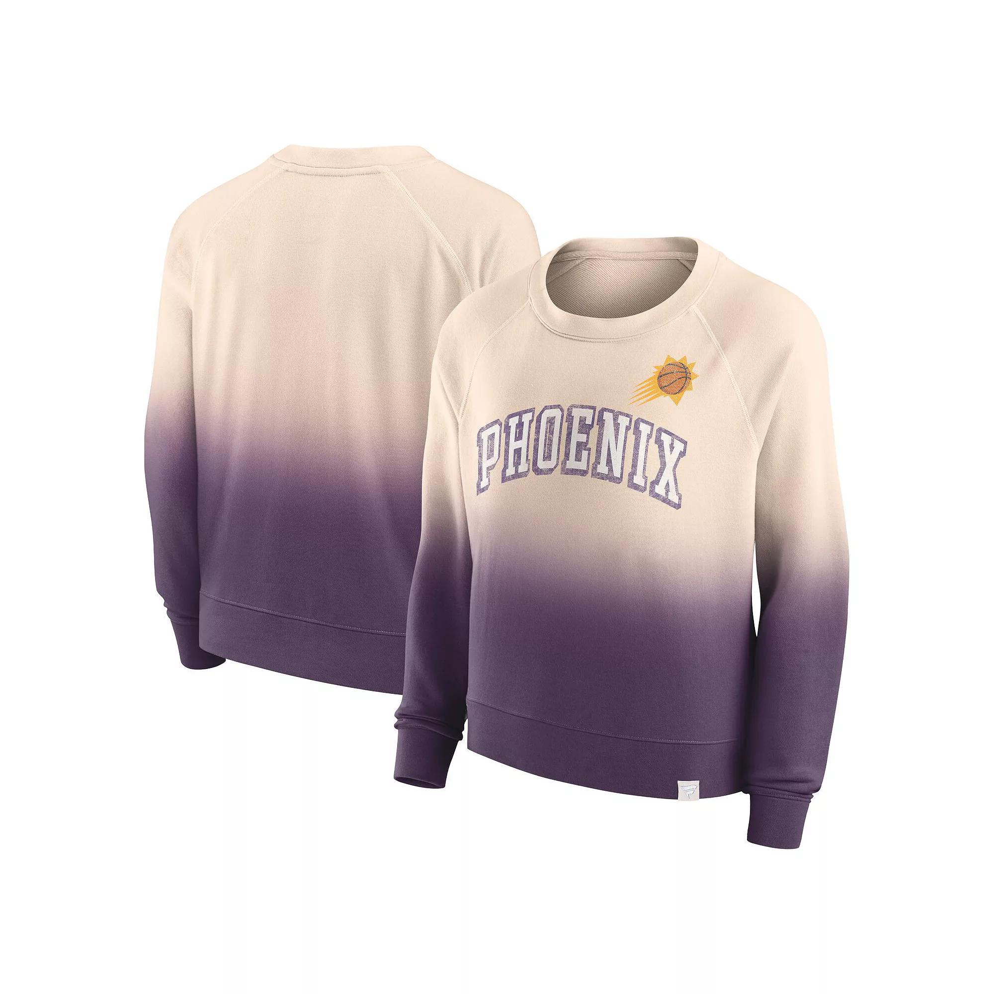 Women's Fanatics Branded Tan/Purple Phoenix Suns Lounge Arch Raglan Pullover Sweatshirt, Size: Medium, Phx Team Product Image