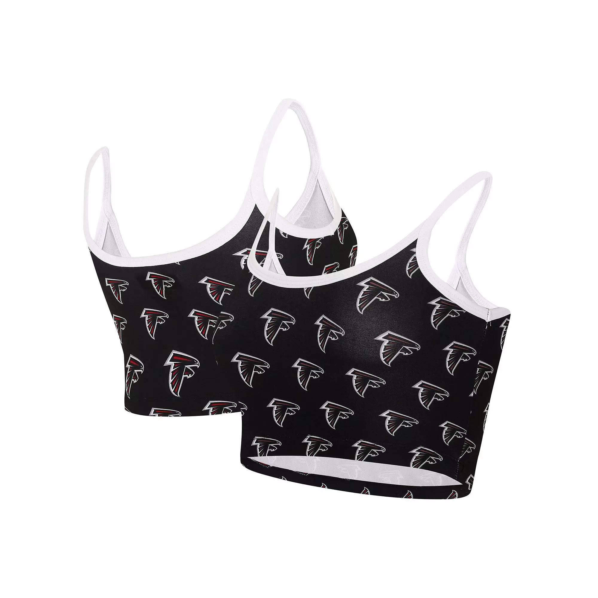 Women's Concepts Sport Black Atlanta Falcons Gauge Lounge Bralette, Size: Medium Product Image