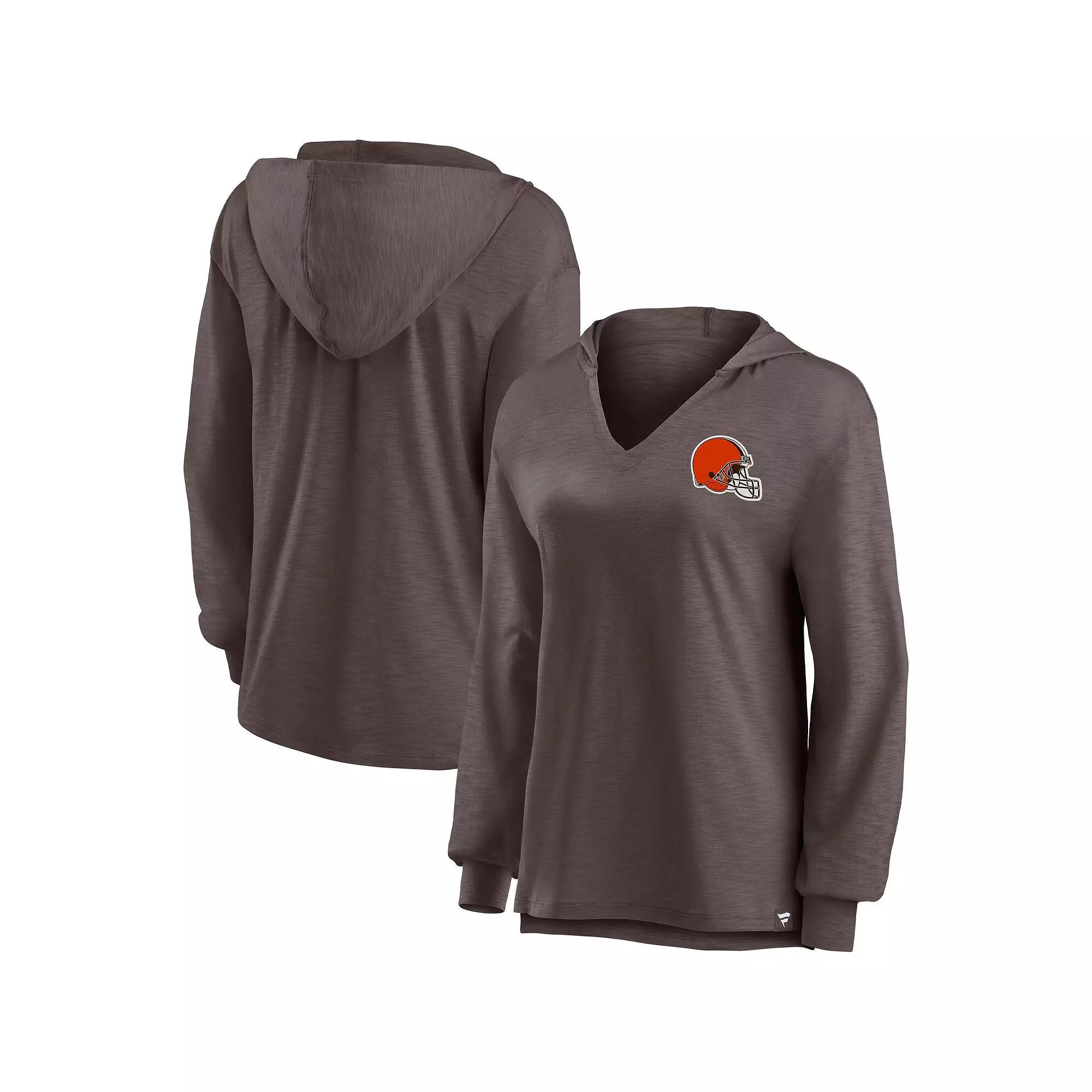 Womens Fanatics Branded Cleveland s Jumper V-Neck Pullover Hoodie Product Image