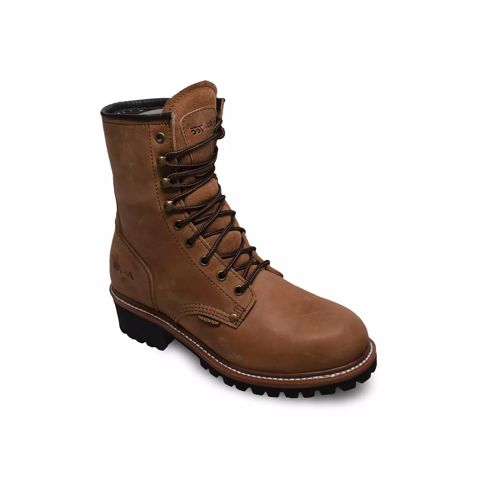 AdTec 1427 Men's Waterproof Logger Steel Toe Work Boots,  Product Image