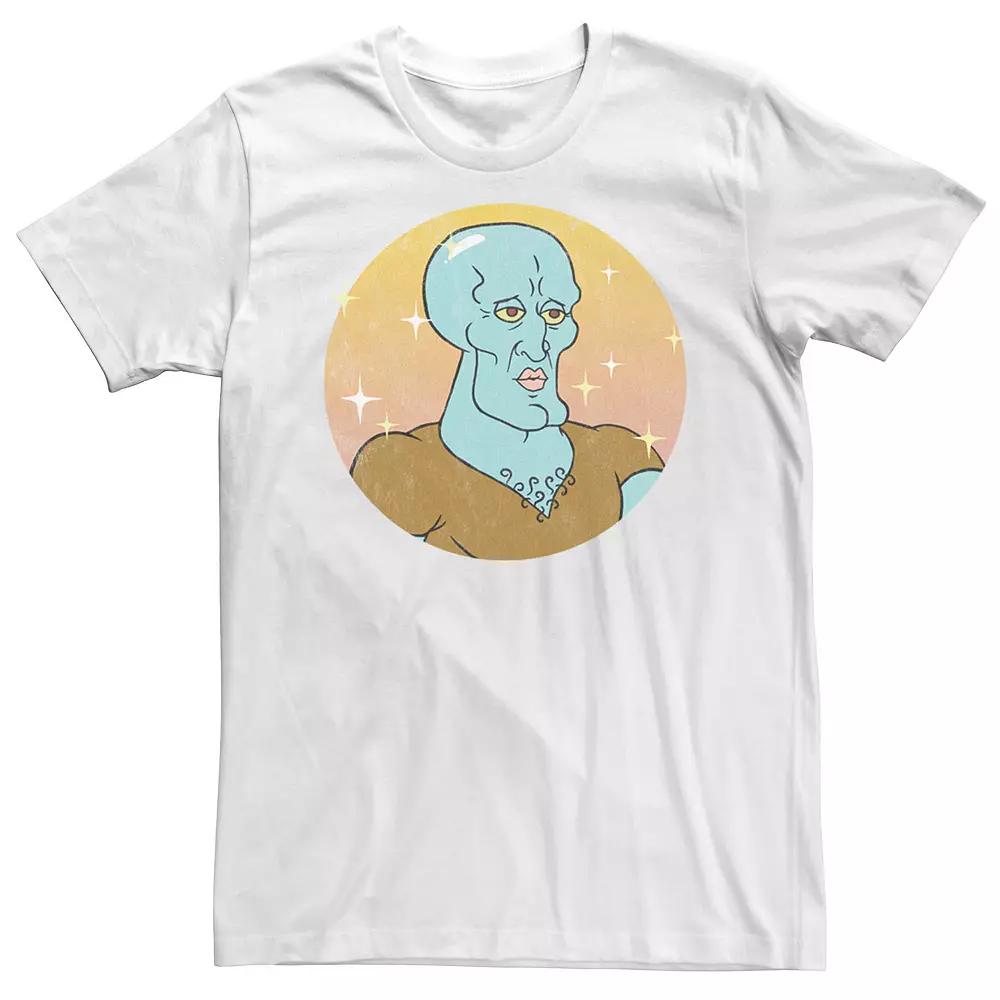 Men's SpongeBob SquarePants Handsome Squidward Portrait Tee,  Product Image