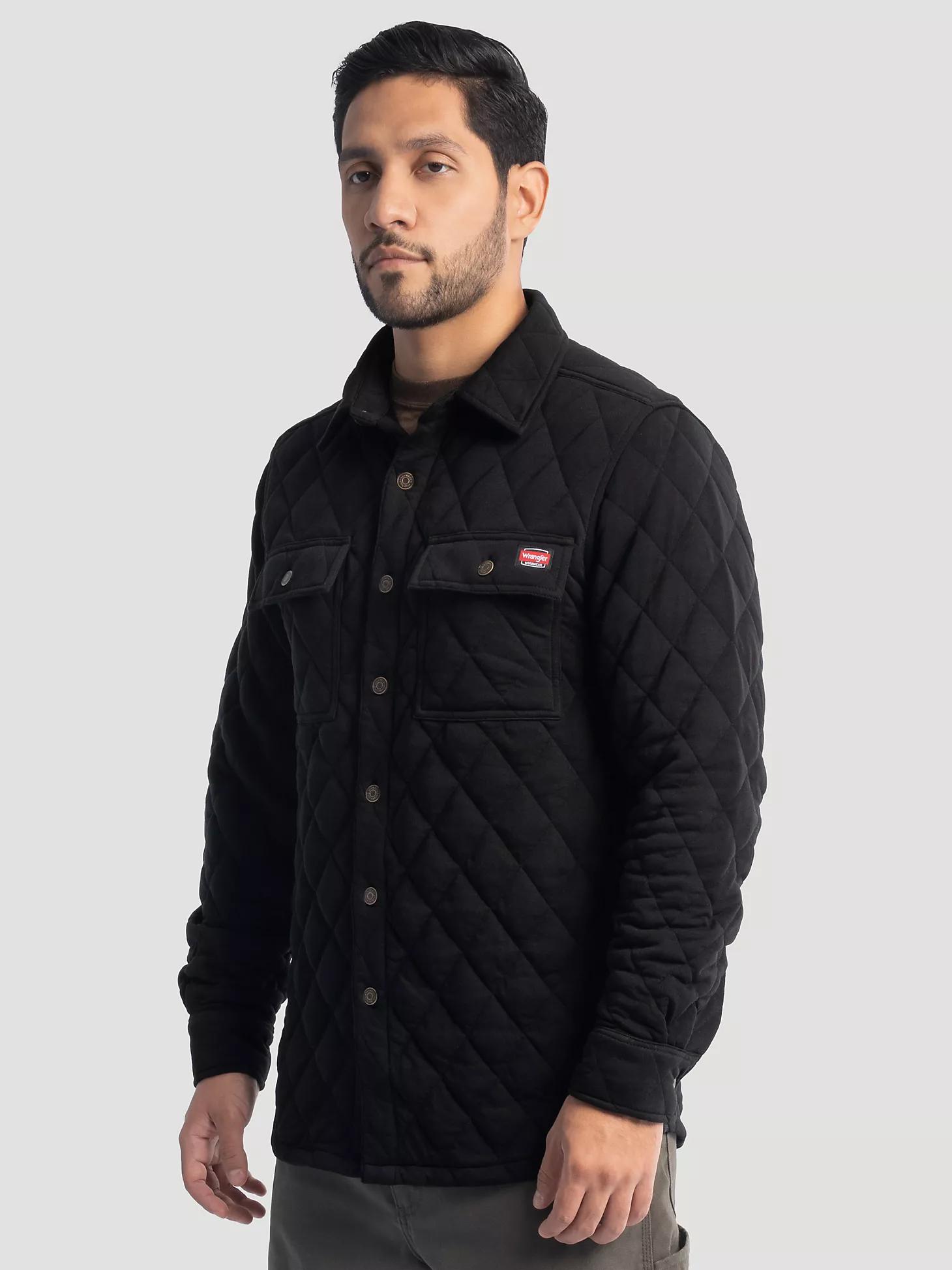 Men's Workwear Diamond Quilted Shacket Product Image