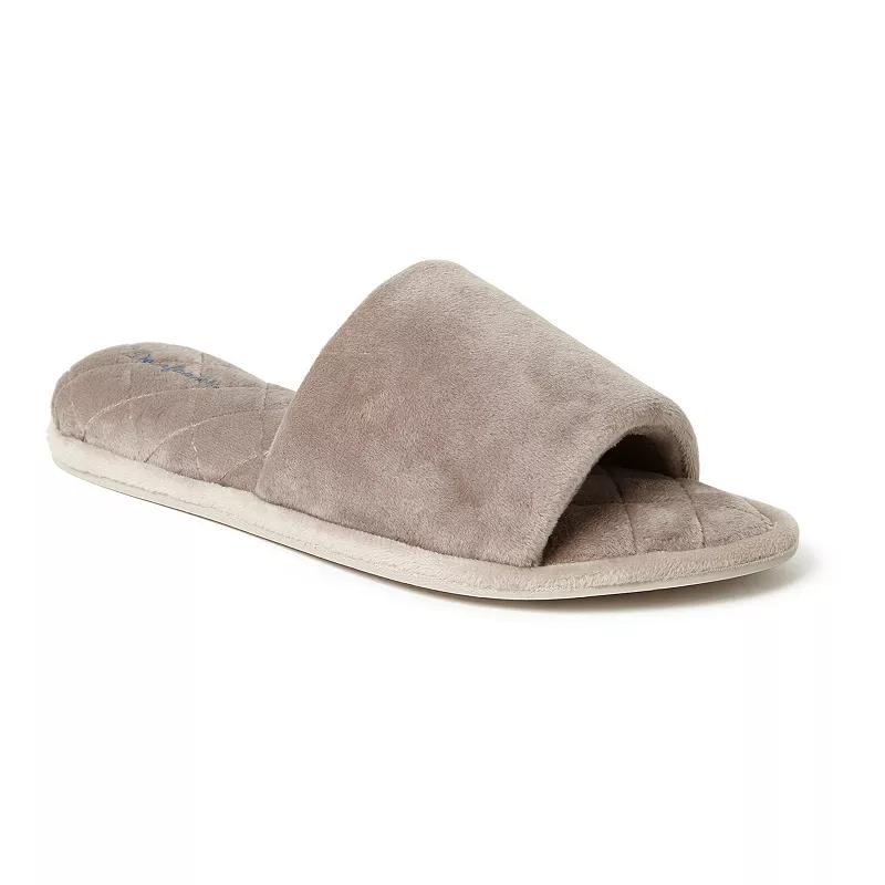 Dearfoams Beatrice Velour Womens Slide Slippers Product Image