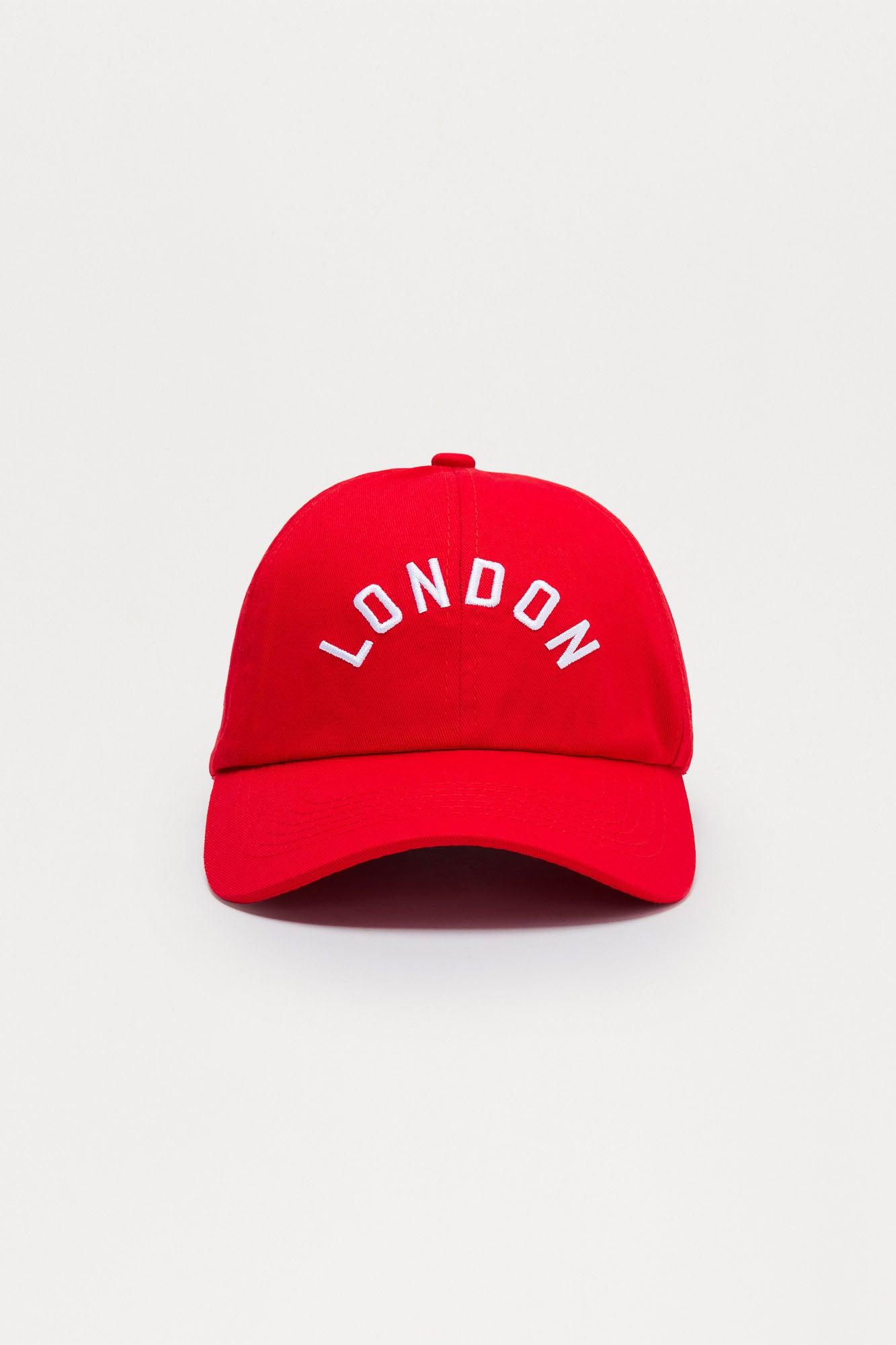 London Baseball Hat - Red Female Product Image