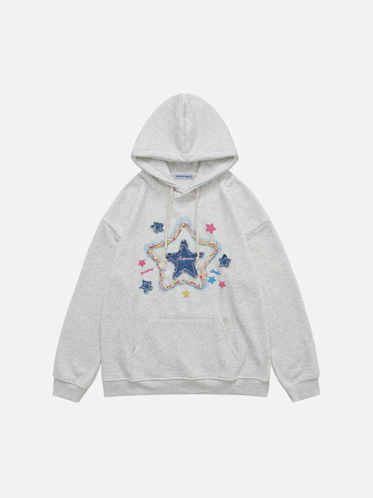 Aelfric Eden Oversized Star Hoodie Product Image